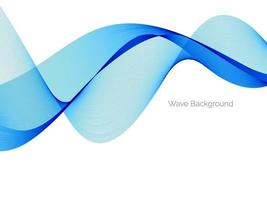 abstracte blauwe golf ontwerp decoratieve achtergrond vector