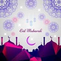 abstracte heilige elegante decoratieve achtergrond voor eid mubarak-vector vector