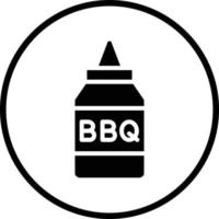 bbq saus vector icoon ontwerp