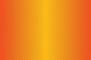 een geel en oranje achtergrond met een patroon van pleinen en stippen. vector