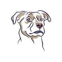 vector hond illustratie logo