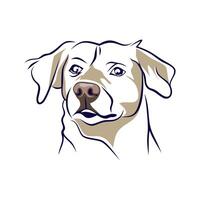 vector hond illustratie logo