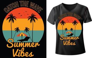 zomer t-shirt ontwerp vector