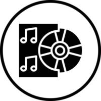 muziek- album vector icoon ontwerp