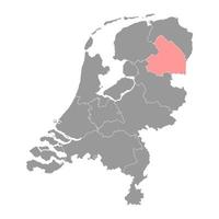 drenthe provincie van de nederland. vector illustratie.