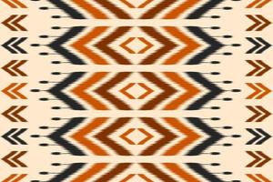 etnisch ikat naadloos patroon in stam. Amerikaans, Mexicaans stijl. aztec meetkundig ornament afdrukken. vector