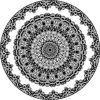 bloemenmandala. vintage decoratieve elementen. oosters patroon, vectorillustratie. islam, arabisch, indisch, marokkaans, spanje, turks, pakistan, chinees, mystieke, Ottomaanse motieven. kleurboek pagina vector