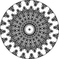 bloemenmandala. vintage decoratieve elementen. oosters patroon, vectorillustratie. islam, arabisch, indisch, marokkaans, spanje, turks, pakistan, chinees, mystieke, Ottomaanse motieven. kleurboek pagina vector