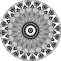 circulaire patroon in het formulier van mandala voor henna, mehndi, tatoeëren, decoratie. decoratief ornament in etnisch oosters stijl. kleur boek bladzijde. wijnoogst decoratief elementen. vector