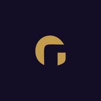 g brief abstract icoon logo vector