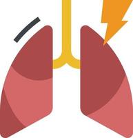 bronchitis ontsteking illustratie vector