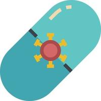 antivirus capsule illustratie vector