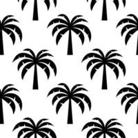 palm bladeren naadloos patroon. vector illustratie