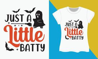 halloween t-shirt SVG besnoeiing bestanden ontwerp, alleen maar een weinig gezakt vector