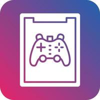 tablet spel icoon vector ontwerp