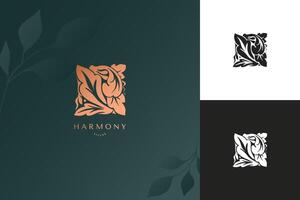 abstract elegant bloemen logo ontwerp voor vlieger of bloem winkel of schoonheid vector