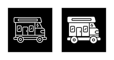 caravan vector pictogram