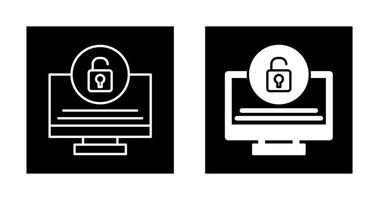 vector pictogram ontgrendelen