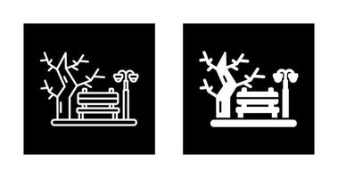 park vector pictogram