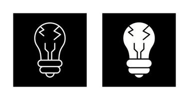 gloeilamp vector pictogram