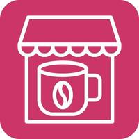 koffie winkel icoon vector ontwerp