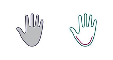 hand vector pictogram