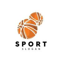 sport logo, basketbal logo vector, gemakkelijk minimalistische ontwerp, icoon, symbool, illustratie vector