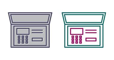 geldautomaat vector pictogram