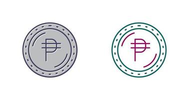 Filipijns valuta vector icoon
