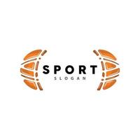 sport logo, basketbal logo vector, gemakkelijk minimalistische ontwerp, icoon, symbool, illustratie vector