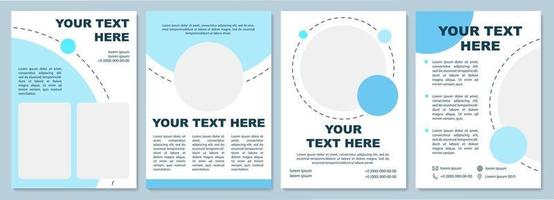 creatieve zakelijke brochure sjabloon vector