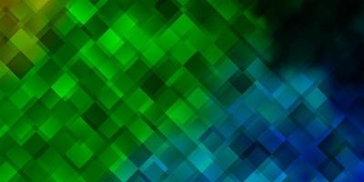 lichtblauw, groen vector sjabloon met rechthoeken.