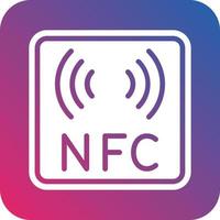 nfc icoon vector ontwerp