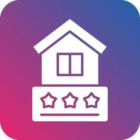 huis beoordeling icoon vector ontwerp