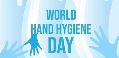 wereld hand- hygiëne dag. sjabloon voor achtergrond, banier, kaart, poster. vector