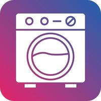 het wassen machine icoon vector ontwerp