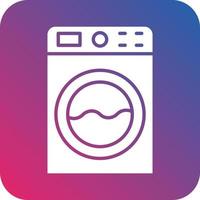 het wassen machine icoon vector ontwerp