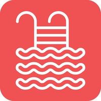 zwembad icoon vector ontwerp