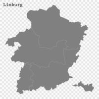 hoog kwaliteit mapis een provincie van belgie vector