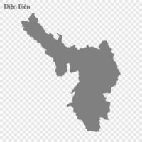 kaart van provincie van Vietnam vector