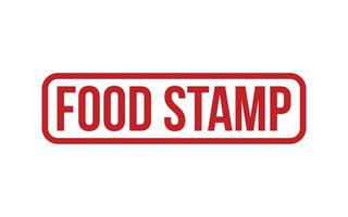 voedsel postzegel rubber postzegel zegel vector