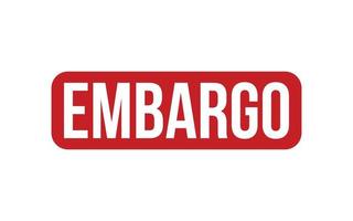 embargo rubber postzegel zegel vector