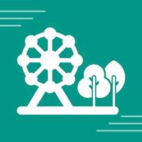 park vector pictogram