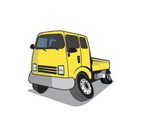 pick-up truck cartoon ontwerp vector