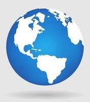 earth globe planet vector illustratie
