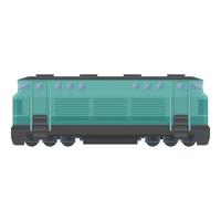 trein icoon tekenfilm vector. lading het spoor vector