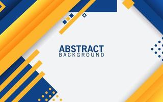 abstract modern blauw geel meetkundig plein vormen ontwerp achtergrond behang banier poster folder vector