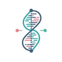 deoxyribonucleic zuur dubbele schroef vector