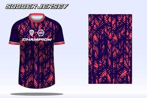 voetbal Jersey sport t-shirt ontwerp mockup voor Amerikaans voetbal club vector