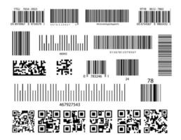 bar codes verzameling vector